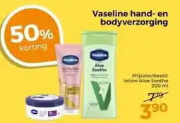 Trekpleister Vaseline hand- en bodyverzorging aanbieding
