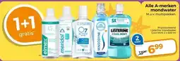 Trekpleister Alle A-merken mondwater aanbieding