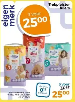 Trekpleister Trekpleister luiers aanbieding