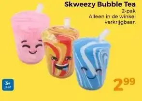 Trekpleister Skweezy Bubble Tea aanbieding