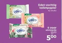 Trekpleister Edet vochtig toiletpapier aanbieding