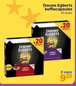 Trekpleister Douwe Egberts koffiecapsules aanbieding