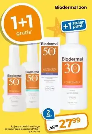 Trekpleister Biodermal zon aanbieding