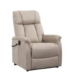 Leen Bakker Relaxfauteuil Colorado - sta-op - beige aanbieding