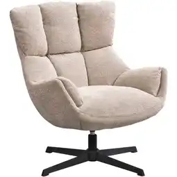 Leen Bakker Fauteuil Hidde - beige aanbieding