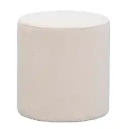 Leen Bakker Hocker Wenen - crème - 40xØ37 cm aanbieding
