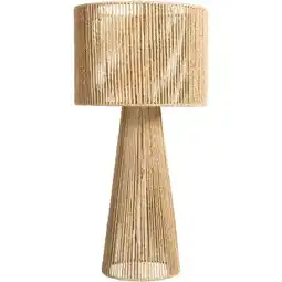 Leen Bakker Vloerlamp Senne - naturel papier - E27 - 69xØ36 cm aanbieding