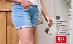 ALDI UP2FASHION Denim joggshorts aanbieding