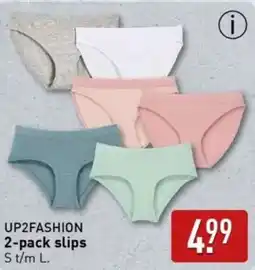 ALDI UP2FASHION 2-pack slips aanbieding