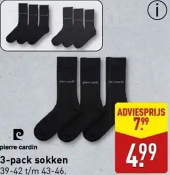 ALDI 3-pack sokken aanbieding