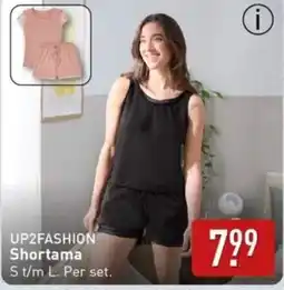 ALDI UP2FASHION Shortama aanbieding