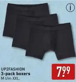 ALDI UP2FASHION 3-pack boxers aanbieding