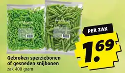 Boni Gebroken sperziebonen of gesneden snijbonen aanbieding