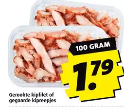 Boni Gerookte kipfilet of gegaarde kipreepjes aanbieding