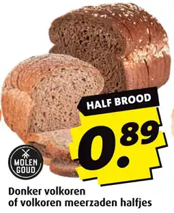 Boni Donker volkoren of volkoren meerzaden halfjes aanbieding