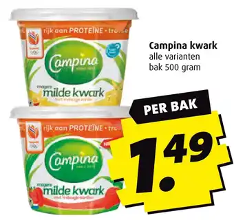 Boni Campina kwark aanbieding
