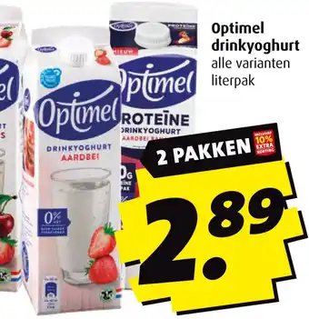 Boni Optimel drinkyoghurt aanbieding