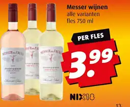 Boni Messer wijnen aanbieding