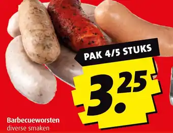 Boni Barbecueworsten aanbieding
