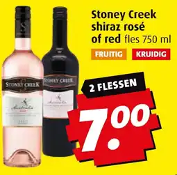 Boni Stoney Creek shiraz rosé of red aanbieding