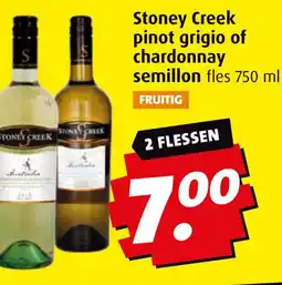 Boni Stoney Creek pinot grigio of chardonnay semillon aanbieding