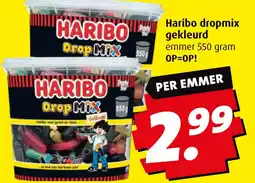 Boni Haribo dropmix gekleurd aanbieding