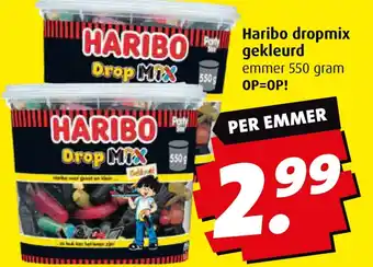 Boni Haribo dropmix gekleurd aanbieding