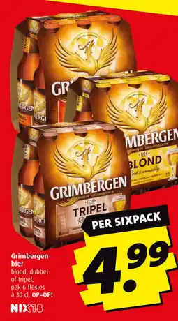Boni Grimbergen bier aanbieding