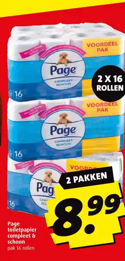 Boni Page toiletpapier compleet & schoon aanbieding