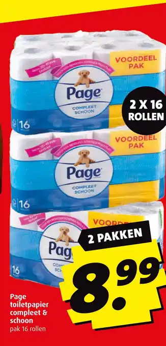 Boni Page toiletpapier compleet & schoon aanbieding