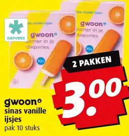 Boni gwoon sinas vanille ijsjes aanbieding