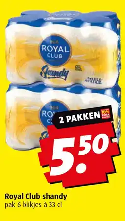 Boni Royal Club shandy aanbieding