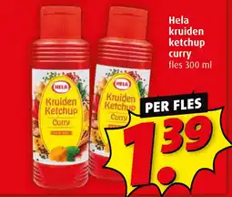Boni Hela kruiden ketchup curry aanbieding