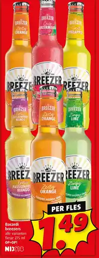 Boni Bacardi breezers aanbieding