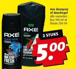 Boni Axe deospray of douchegel aanbieding