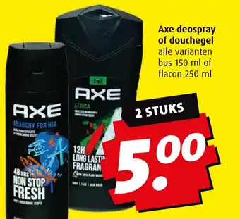 Boni Axe deospray of douchegel aanbieding