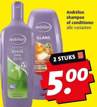 Boni Andrélon shampoo of conditioner aanbieding