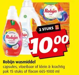 Boni Robijn wasmiddel aanbieding