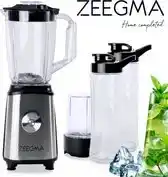 Bol.com Zeegma Vitamine - Blender - 1 liter - 1050 Watt - Mix&GO aanbieding