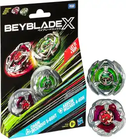 Amazon Beyblade X Chain Incendio 5-60HT en Arrow Wizard 4-60N Duopack, tollenset aanbieding