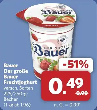 Combi Bauer Der große Bauer Fruchtjoghurt aanbieding