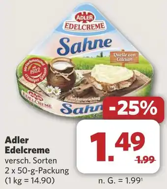 Combi Adler Edelcreme aanbieding