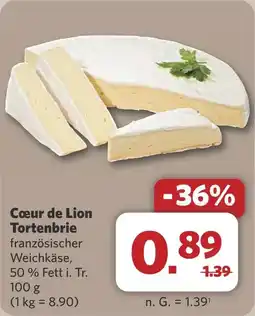 Combi Cœur de Lion Tortenbrie aanbieding