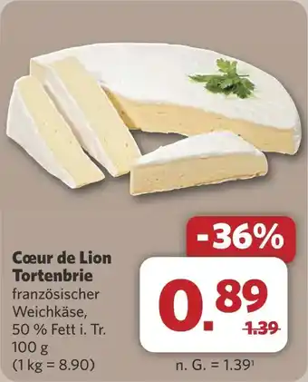 Combi Cœur de Lion Tortenbrie aanbieding