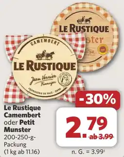 Combi Le Rustique Camembert oder Petit Munster aanbieding