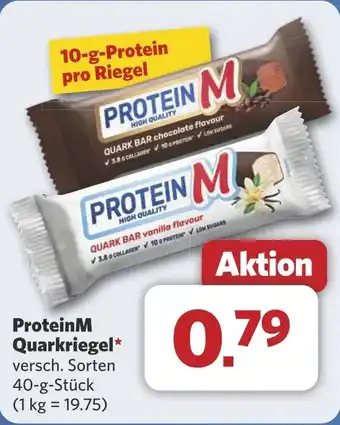 Combi ProteinM Quarkriegel aanbieding