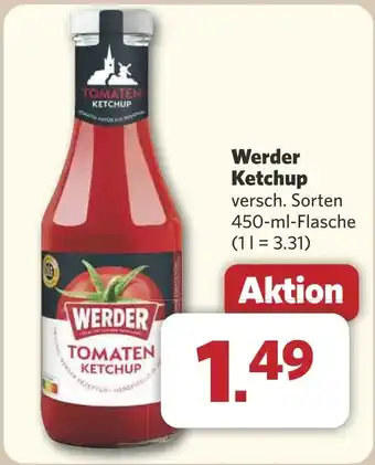 Combi Werder Ketchup aanbieding
