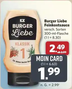 Combi Burger Liebe Feinkostsauce aanbieding