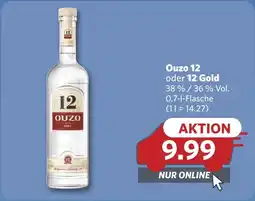 Combi Ouzo 12 oder 12 Gold aanbieding