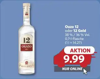 Combi Ouzo 12 oder 12 Gold aanbieding